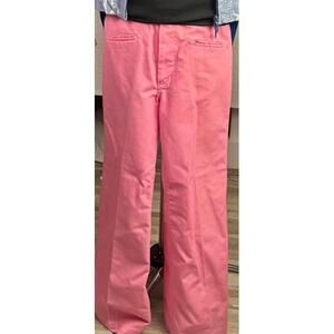 Maverick Pink Straight Leg Pants | Size 5/6 | Y2K Low Rise Casual Trousers